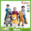 Pony Cycle Wooden Stick Plush Horse Toy